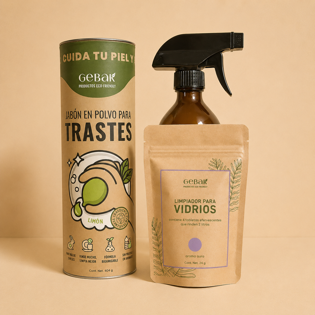 Kit Multilimpieza | Jabon de trastes y limpiador de vidrios