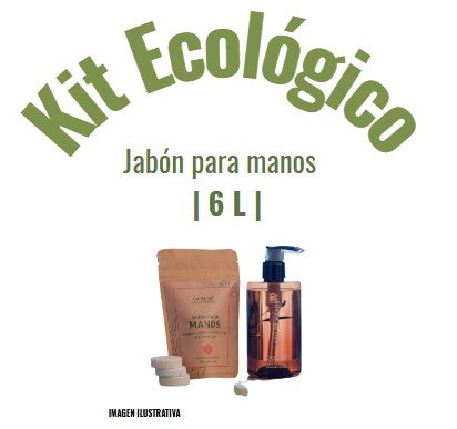 Kit ecológico. Jabón para manos | 6 L | 🌿🧼